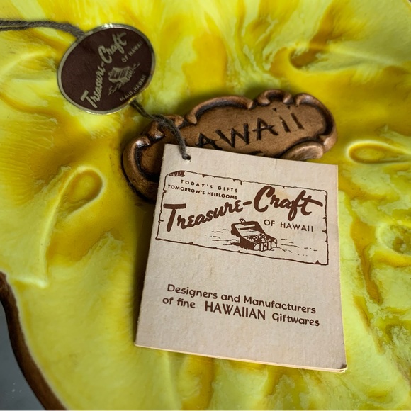 COPY - Vintage Treasure Craft Hawaii Plate/Ashtray - Picture 4 of 14